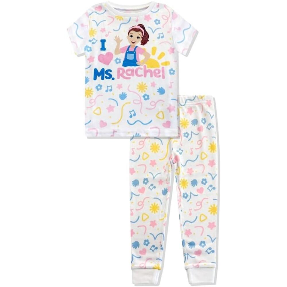 Ms Rachel Toddler Girls 2-piece Pajama Set Size 3T